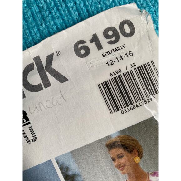 Butterick Sewing pattern 6190 suit blazer skirt sz 12 14 16 - Picture 2 of 6